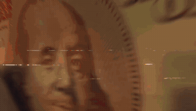 Stack Of 100 Dollar Bills Being Counted GIF