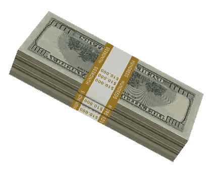 Stack Of 100 Dollar Bills Sticker