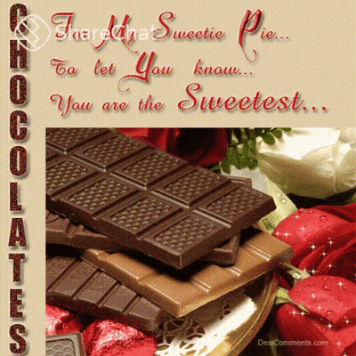 Stack Of Chocolate Bars You Are The Sweetest GIF