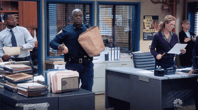 Stack Of Doughnuts On Blue Background GIF