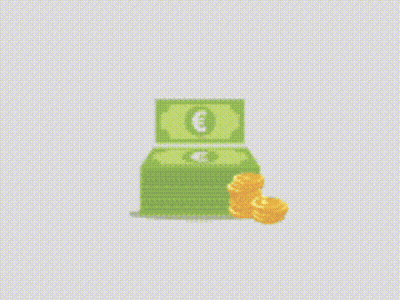 Stack Of Money And Coins With Liberty Emlak GIF
