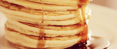 Stack Of Pancakes With Syrup GIF