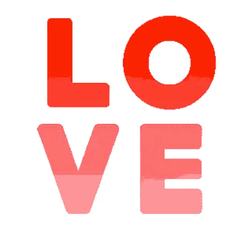 Stacked Red Hearts Sticker