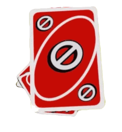 Stacked UNO Cards Sticker