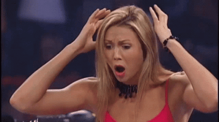 Stacy Keibler Surprised Reaction GIF