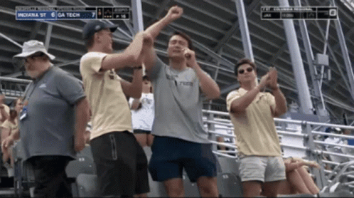 Stadium Crowd Indiana St 6 Ga Tech 7 GIF