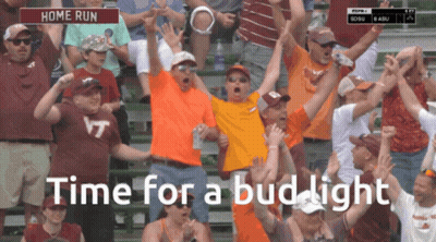 Stadium Full Of Fans Watching West Virginia Vs Virginia Tech On ESPN GIF