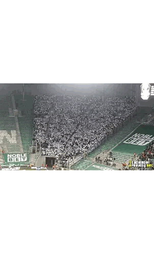 Stadium With Smoke And Crewowo Sport Sign Sticker
