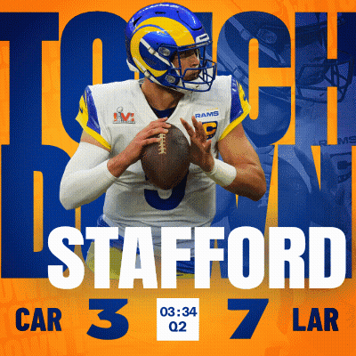 Stafford Football Player Holding Football GIF