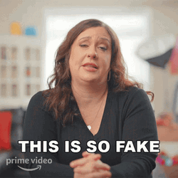 Staged This Is So Fake GIF