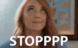 Stahp Overacting  Shy Lady GIF