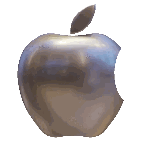 Stainless Steel Apple Coin Hanging Sticker