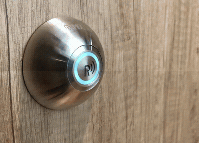 Stainless Steel Button With Retouch GIF