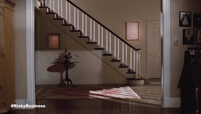 Staircase Risky Business GIF