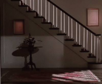 Staircase With Year 1983 GIF
