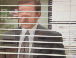Stalking Michael Scott The Office GIF