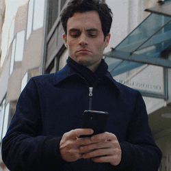 Stalking Penn Badgley Stare Diown GIF