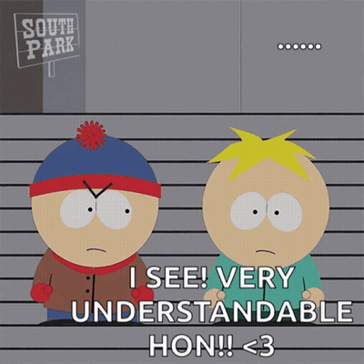 Stan And Butters Saying Ohhh I See GIF