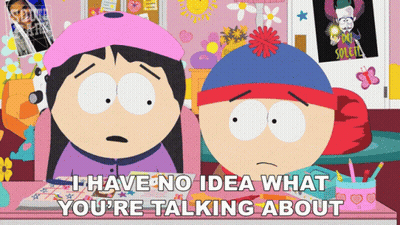 Stan And Randy From South Park Talking GIF