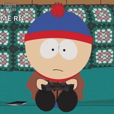 Stan From South Park Is Playing A Video Game GIF