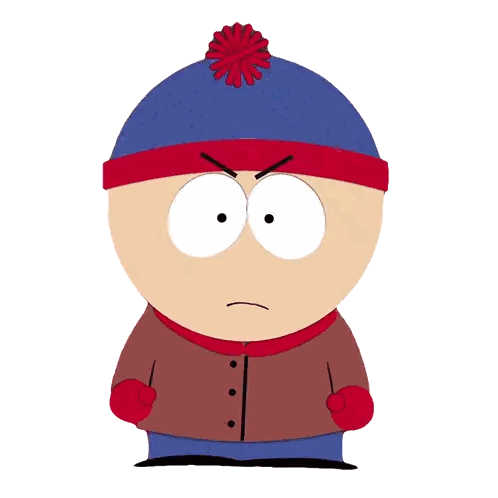 Stan Marsh Asking Where Is He Sticker