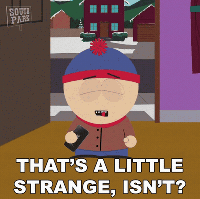 Stan Marsh From South Park Is Holding A Cell Phone GIF