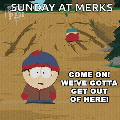 Stan Marsh From South Park Says " Come On We 'Ve Gotta Get Out Of Here ! " GIF