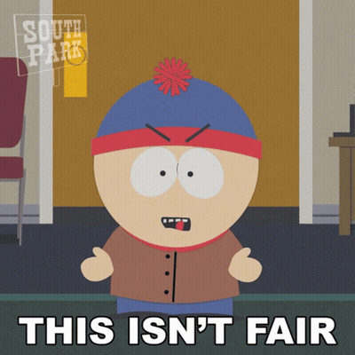 Stan Marsh From South Park Says " This Is N't Fair " GIF