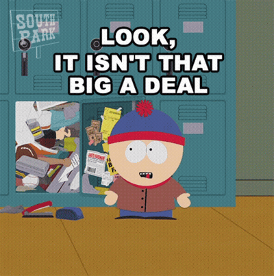 Stan Marsh In Front Of Locker GIF