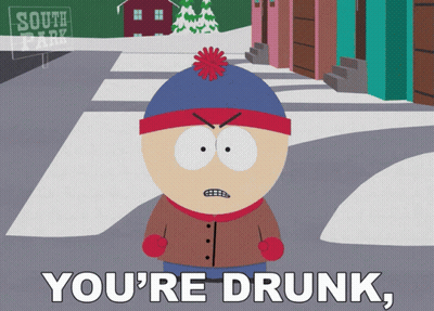 Stan Marsh Says You're Drunk GIF