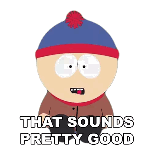 Stan Marsh South Park Sticker That Sounds Pretty Good Sticker