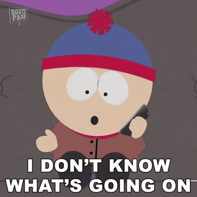 Stan Marsh Talking On Cell Phone GIF