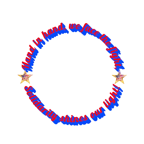 Stand In Hand We Together Shine Sticker