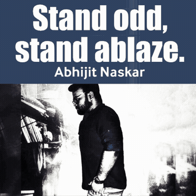 Stand Odd Stand Ablaze Abhijit Naskar Poster GIF