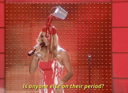 Stand Up Comedian Bloody Period Act GIF