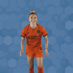 Stand Up Female Soccer Player GIF