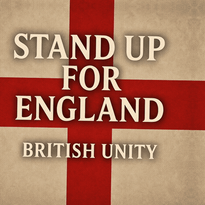 Stand Up For England British Unity Poster GIF