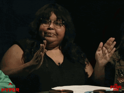 Stand Up Woman Wearing Eyeglasses GIF