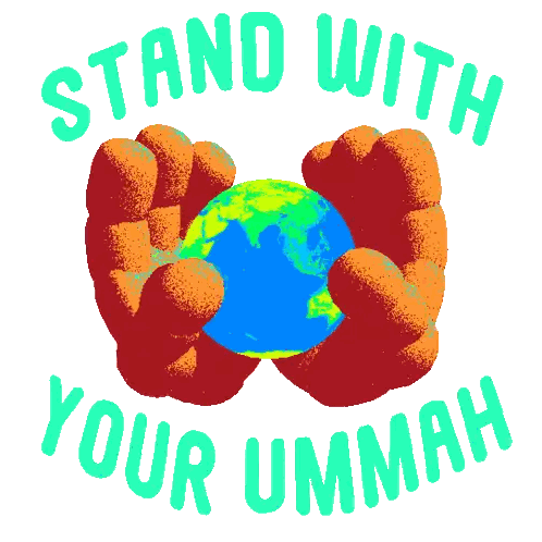 Stand With Your Ummah Poster Sticker