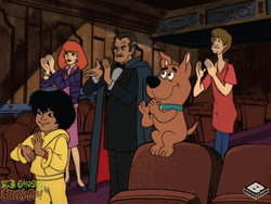 Standing Ovation Applause Cheer Scooby Doo GIF