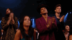 Standing Ovation Bruno Mars Grammy’s 2016 GIF