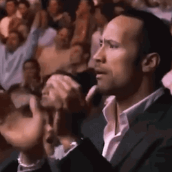 Standing Ovation The Rock Dwayne Johnson GIF