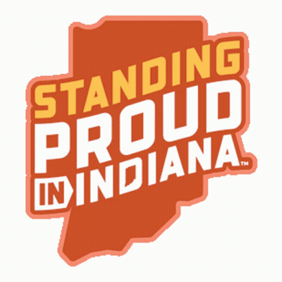 Standing Proud In Indiana Sticker GIF