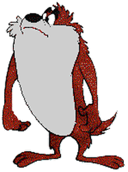 Standing Tasmanian Devil GIF