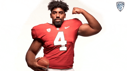 Stanford Michael Wilson Flexing Arms GIF