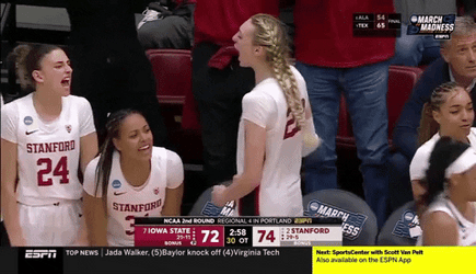 Stanford Woman Basketball Celebrating GIF