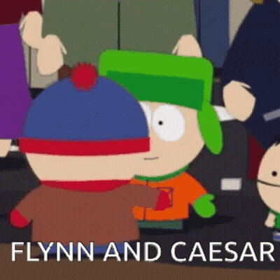Stanley And Kyle South Park Flynn And Caesar GIF