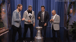 Stanley Cup Jimmy Fallon Alexander Ovechkin Braden Holtby GIF