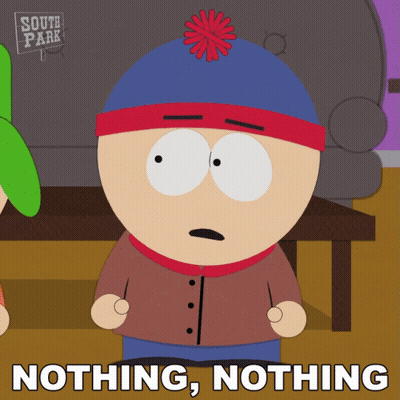 Stanley From South Park Saying Nothing GIF