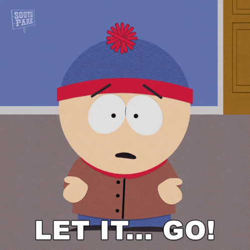 Stanley From South Park Says " Let It Go " GIF